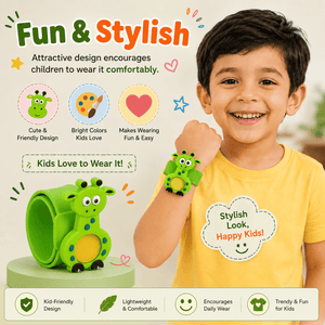 Safe-O-Kid Herbal Anti Mosquito Slap Band Giraffe Design - Mosquito Repellant