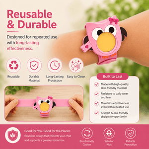 Safe-O-Kid Herbal Anti Mosquito Slap Band Tweety Design - Mosquito Repellant