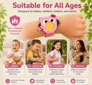 Safe-O-Kid Herbal Anti Mosquito Slap Band Tweety Design - Mosquito Repellant