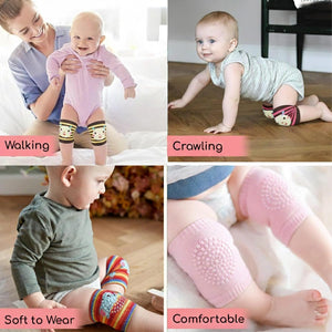 Safe-O-Kid- Infant Anti-Slip Elbow and Knee Pads (3 Pairs ) - Baby Safety