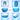 Safe-O-Kid Inflatable Baby Bath Tub Blue - Baby Bathing