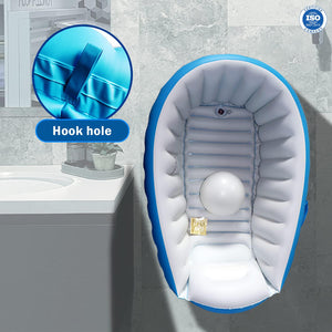 Safe-O-Kid Inflatable Baby Bath Tub Blue - Baby Bathing