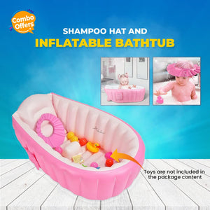 Safe-O-Kid Inflatable Baby Bath Tub Pink - Baby Bath Tub