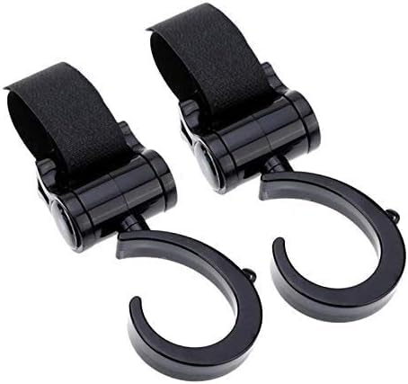 Safe - O - Kid - Metal Non - Slip Buggy/Pram Clips - Black (Pack of 1) - SOK9STROCLIP001