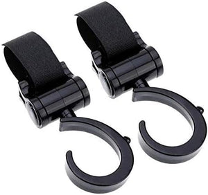 Safe - O - Kid - Metal Non - Slip Buggy/Pram Clips - Black (Pack of 1) - SOK9STROCLIP001