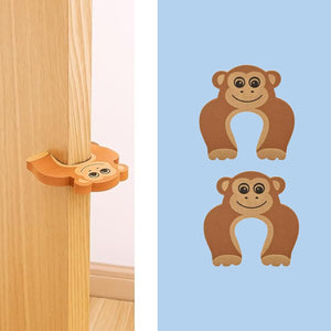 Safe-O-Kid Monkey Finger Pinch Guard Pack of 2 - Door Stopper