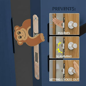 Safe-O-Kid Monkey Finger Pinch Guard Pack of 4 - Door Stopper