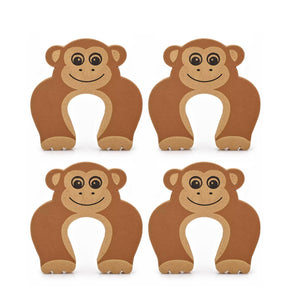 Safe-O-Kid Monkey Finger Pinch Guard Pack of 4 - Door Stopper