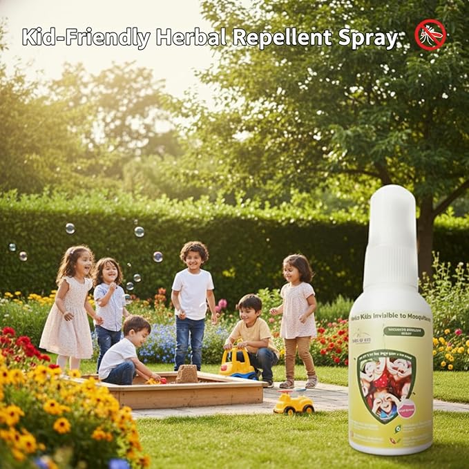 Safe - O - Kid Natural Baby Mosquito Repellent Spray, 8 - Hour Protection (50 ml) - Mosquito Repellent