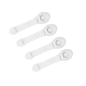 Safe - O - Kid - One Side Open Multi - Purpose Child Safety Lock - White (Pack of 4) - SOK8LOC31P195