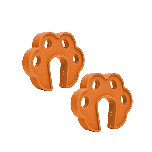 Safe - O - Kid - Pack of 2 Fit All Sleek Design Strong Silicone Door Stopper - Brown - SOK10BPRR24P07