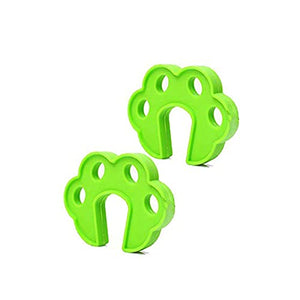 Safe - O - Kid - Pack of 2 Fit All Sleek Design Strong Silicone Door Stopper - Green - SOK9BPRR24P01