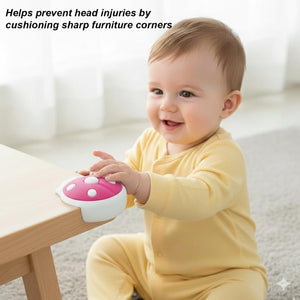 Safe-O-Kid Pink Corner Protectors Pack of 2 - Soft Corner Guard