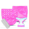Safe - O - Kid Reusable Cloth Diaper – Green | Leak - Proof & Washable - Pink - SOK9DIAP01PINK