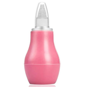 Safe - O - Kid , Silicone Baby Nasal Aspirator Vacuum Sucker - Pink (Pack Of 1) - SOK9NASLP01
