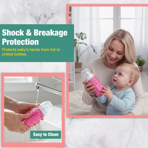 Safe-O-Kid Silicone Bottle Cover 250ml - Baby Feeding Gear