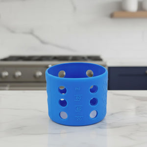 Safe-O-Kid Silicone Bottle Cover Blue | The Mom Store - Feeding Bottles