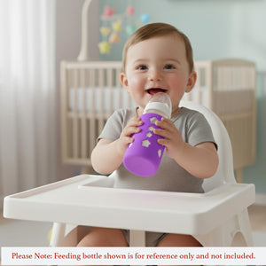 Safe-O-Kid Silicone Bottle Cover Purple | The Mom Store - Feeding Bottles