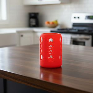 Safe-O-Kid Silicone Bottle Cover Red | The Mom Store - Feeding Bottles