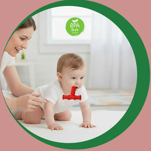 Safe-O-Kid Silicone Chewy Tube-Assorted - Teether