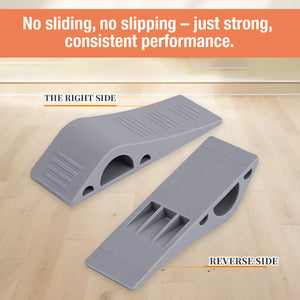 Safe-O-Kid Silicone Door Stopper Grey - Baby Safety