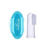 Safe - O - Kid - Silicone Finger Brush for Baby Teething/Gums with Case - Transparent - SOK10CARP002
