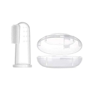 Safe-O-Kid Silicone Finger Brush with Case | The Mom Store - Toothbrush
