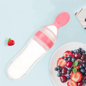 Safe-O-Kid Silicone Food Feeder Pink 90ml | The Mom Store - Food Feeder