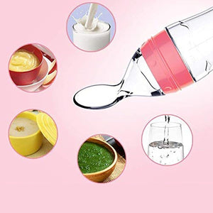 Safe-O-Kid Silicone Food Feeder Pink 90ml | The Mom Store - Food Feeder
