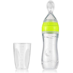 Safe-O-Kid Silicone Food Feeder Spoon Green | The Mom Store - Food Feeder