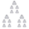 Safe - O - Kid, Socket Guards for Baby Safety, White, pack of - 15 - SOK9BPRR23P120