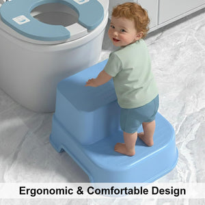 Safe-O-Kid Step Stool for Kids Blue | The Mom Store - Stool
