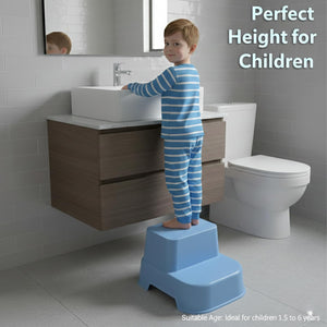 Safe-O-Kid Step Stool for Kids Blue | The Mom Store - Stool