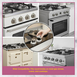 Safe-O-Kid Stove Knob Covers Pack of 2 - Baby Safety