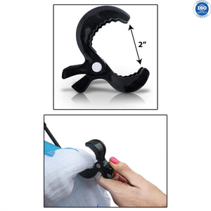 Safe-O-Kid Stroller Seat Cover Clip Black | The Mom Store - Baby Stroller Accessories