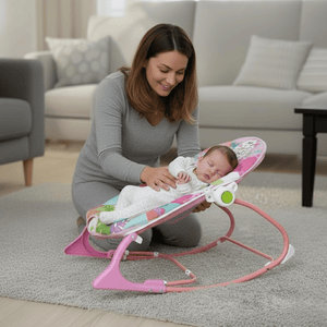 Safe-O-Kid SweetSwing Baby Rocker Pink | Mom Store - Swings