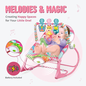 Safe-O-Kid SweetSwing Baby Rocker Pink | Mom Store - Swings