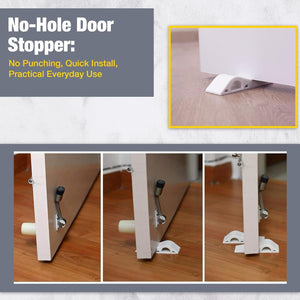 Safe-O-Kid TPR Door Stopper White - Baby Safety