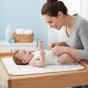 Safe-O-Kid Waterproof Baby Diaper Changing Mat 70 x 49 cm - Baby Diapering