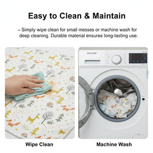 Safe-O-Kid Waterproof Baby Diaper Changing Mat Pack of 1 - Baby Diapering