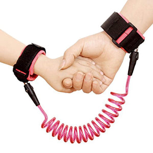 Safe-O-Kid- Wrist Link, Adjustable Strap Safety Link for Baby- Pink - Baby Safety