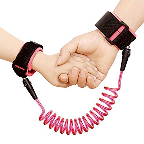 Safe - O - Kid - Wrist Link, Adjustable Strap Safety Link for Baby - Pink - SOK9WRLINK002