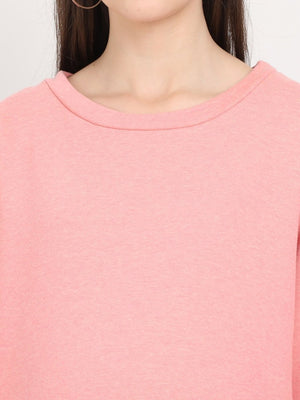 Salmon Maternity and Feeding Sweatshirt - MNSWT-SLM-S