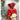 Santa Red & Grey Checks Christmas Sack - 