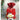 Santa Red & Grey Checks Christmas Sack - 