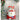 Santa Red & White Knitted Christmas Sack - 