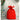 Santa Red & White Knitted Christmas Sack - 