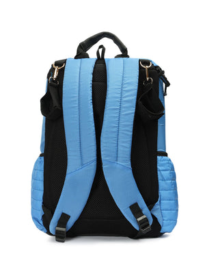 Sapphire Snuggle Quilted Diaper Bag - Blue Diaper Bags