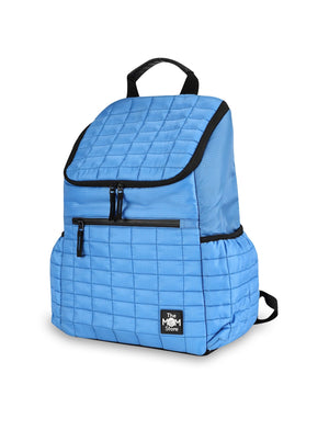 The Mom Store - Diaper Bags - Sapphire Snuggle Quilted Diaper Bag - DBG - BR - SPSQ