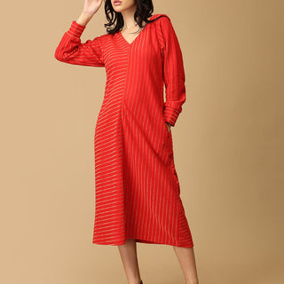 Scarlet Spark Maternity and Nursing Winter Dress - MWW - SD - SCRS - S